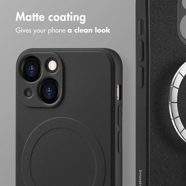 imoshion Colour Back Cover with MagSafe Apple iPhone 13 Mini - Black