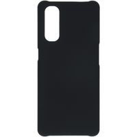 Effen Backcover Oppo Find X2 - Zwart