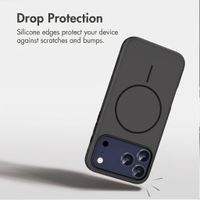 imoshion Colour Back Cover with Thin MagSafe Ring Apple iPhone 17 Pro - Black
