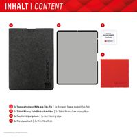Displex Privacy Screenprotector Apple iPad Pro 13 (2024) M4 / Air 13 inch (2025) M3 / (2024) M2