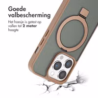 Accezz Ring Stand Backcover met MagSafe Apple iPhone 14 Pro Max - Bruin