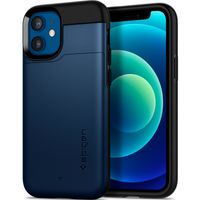 Spigen Slim Armor CS Backcover iPhone 12 Mini - Donkerblauw