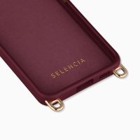 Selencia Rivièra MagSafe Backcover met afneembare haakjes Samsung Galaxy S26 - Bold Burgundy