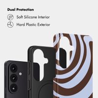 Selencia Vivid Case with MagSafe Samsung Galaxy S26 FE - Dream Swirl Chocolate