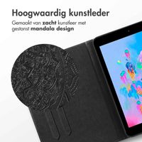 imoshion Mandala Bookcase Apple iPad 9 (2021) 10.2 inch / iPad 8 (2020) 10.2 inch / iPad 7 (2019) 10.2 inch - Zwart