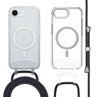 imoshion MagSafe Backcover met afneembaar koord Apple iPhone 16e - Transparant