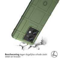 imoshion Rugged Shield Backcover Motorola Edge 40 Neo - Donkergroen