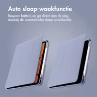 imoshion Origami Bookcase Apple iPad 9 (2021) 10.2 inch / iPad 8 (2020) 10.2 inch / iPad 7 (2019) 10.2 inch - Lavender