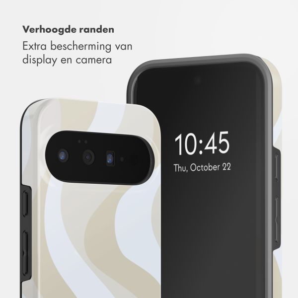 Selencia Vivid Backcover met MagSafe Google Pixel 11 Pro - Desert Waves Beige