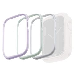 Uniq 3-pack Bezels - Moduo Bezel Bundel voor de Apple Watch 4-9 / SE - 40/41 mm - Sage / Lilac / White