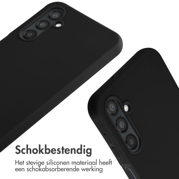 imoshion Siliconen hoesje met koord Samsung Galaxy A25 (5G) - Zwart