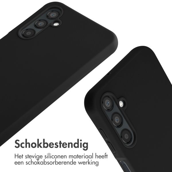 imoshion Siliconen hoesje met koord voor de Samsung Galaxy A25 (5G) - Zwart