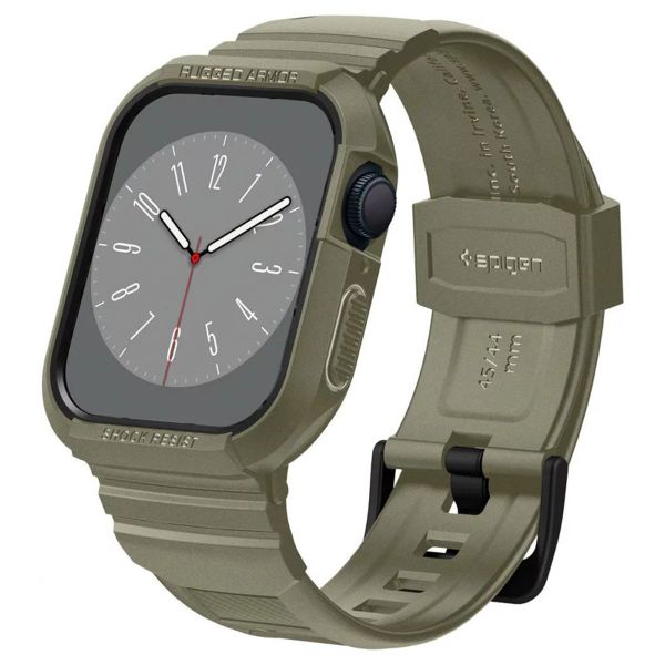 Spigen Rugged Armor™ Pro Case Apple Watch 44 mm / 45 mm - Khaki