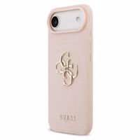 Guess Big 4G Logo Backcover Grained Apple iPhone Air - Roze