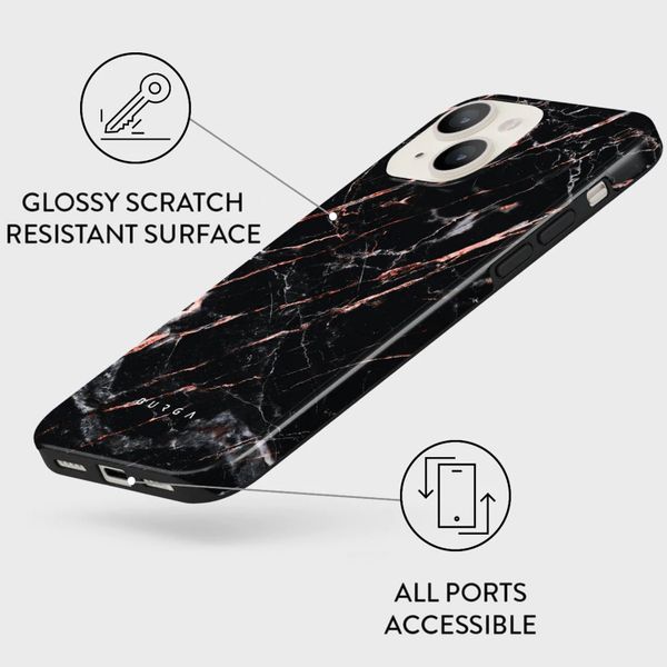 Burga Tough Backcover iPhone 14 Plus - Rose Gold Marble