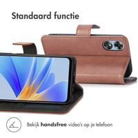 imoshion Luxe Bookcase Oppo A17 - Bruin