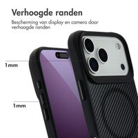 imoshion Rugged Hybrid Carbon Case met MagSafe Apple iPhone 17 Pro Max - Zwart