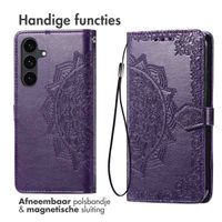 imoshion Mandala Bookcase Samsung Galaxy S25 FE - Paars