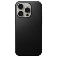 Nomad Modern Leather Case Apple iPhone 15 Pro - Zwart