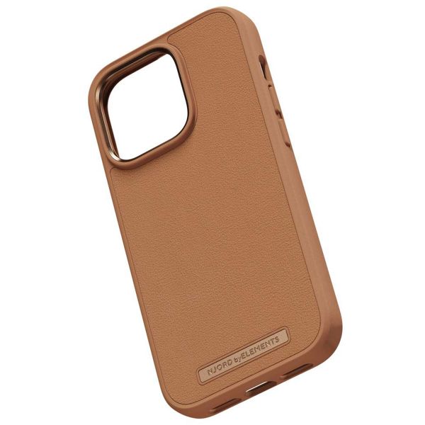 Njorð Collections Genuine Leather Case iPhone 14 Pro - Cognac