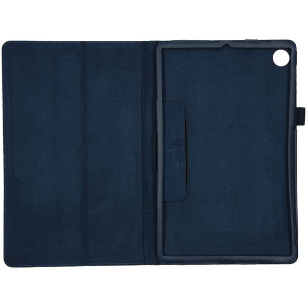 Effen Bookcase Lenovo Tab M10 Plus - Donkerblauw