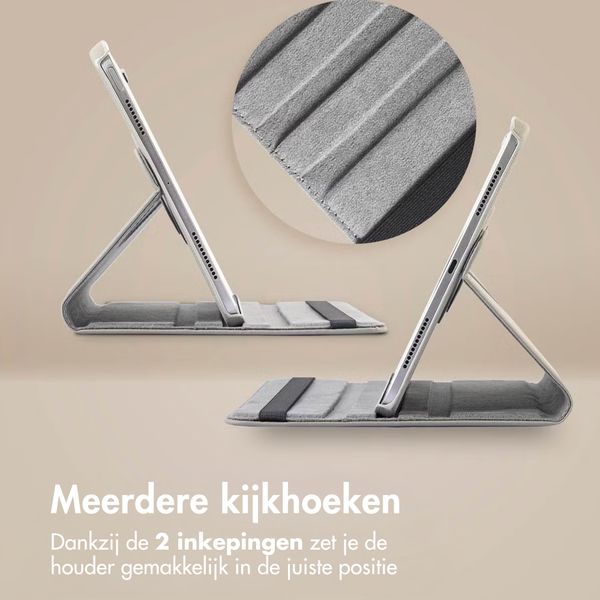 imoshion 360° draaibare Bookcase Samsung Galaxy Tab A11 - Grijs