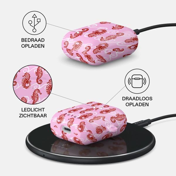 Burga Hardcase  Apple AirPods 1 / 2 - Coral Reef