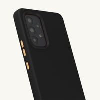 Selencia Rivièra MagSafe Backcover met afneembare haakjes Samsung Galaxy A53 - Velvet Black
