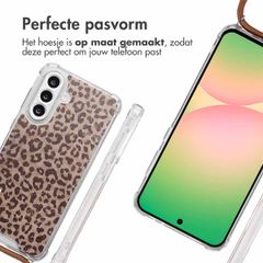 imoshion Design hoesje met koord Samsung Galaxy A56 - Leopard Mood