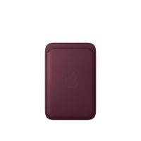 Apple FineWoven Wallet MagSafe with 'Find My' feature - Burgundy