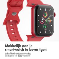 imoshion Siliconen⁺ bandje Apple Watch Series 1 t/m 11 / SE / Ultra (44/45/46/49 mm) - Maat M/L - Rose