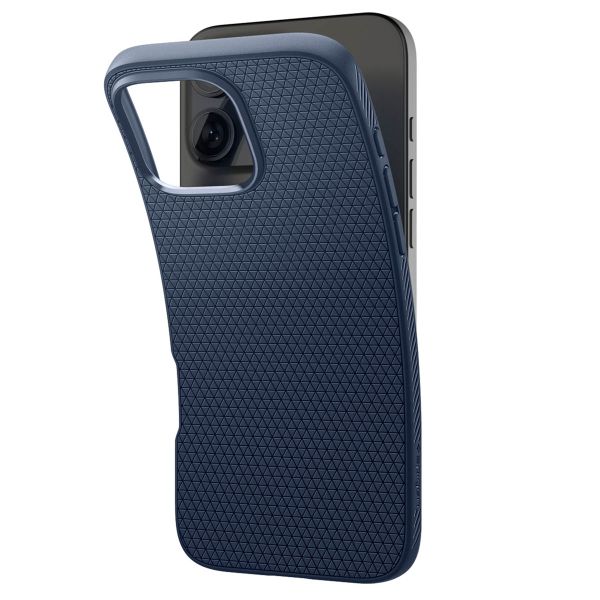 Spigen Liquid Air™ Backcover iPhone 16 Pro - Navy Blue