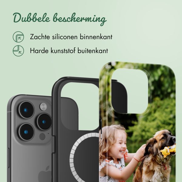 Ontwerp je eigen tough case met MagSafe Apple iPhone 15 Pro - Wit
