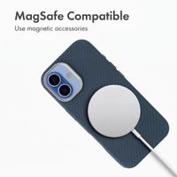 Accezz Mesh Back Cover with MagSafe Apple iPhone 16 - Dark Blue