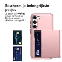 imoshion Backcover met pasjeshouder Samsung Galaxy S23 - Rosé Goud