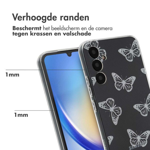 imoshion Design hoesje Samsung Galaxy A34 (5G) - Butterfly