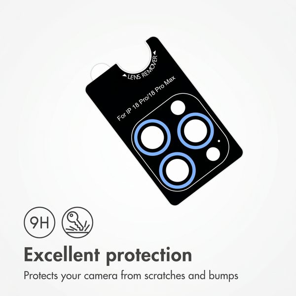 imoshion Camera Protector Glass 2-pack Apple iPhone 18 Pro (Max) - Light Blue