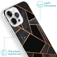 imoshion Design hoesje iPhone 13 Pro - Grafisch Koper / Zwart