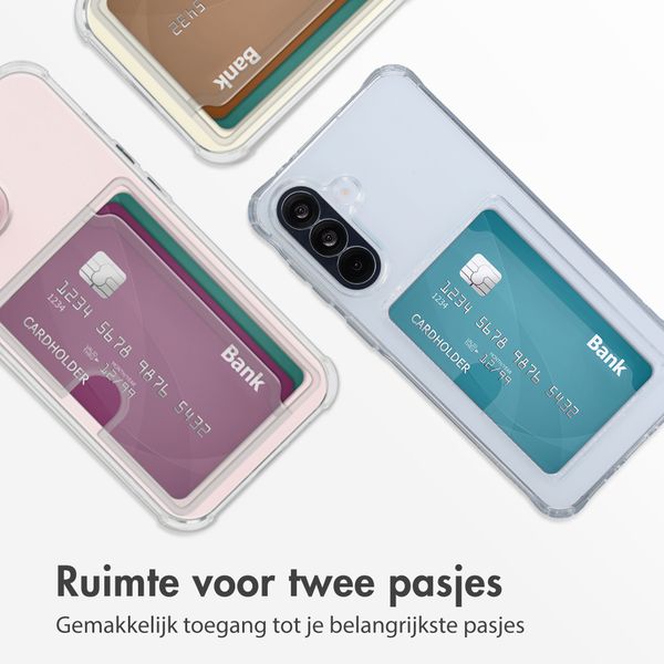imoshion Softcase Backcover met pasjeshouder Samsung Galaxy A37 (5G) - Transparant