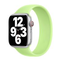 Apple Siliconen solobandje Apple Watch | 44/45/46/49 mm - Maat 3 - Sprout Green