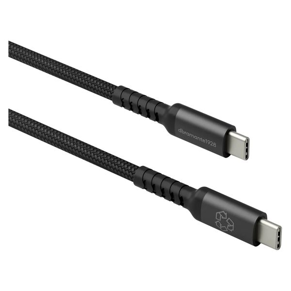 dbramante1928 Re-charge USB-C naar USB-C Oplaadkabel 100W - 3 meter - Zwart