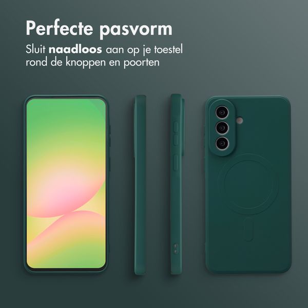 imoshion Color Backcover met MagSafe Samsung Galaxy A57 (5G) - Donkergroen