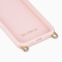 Selencia Rivièra MagSafe Backcover met afneembare haakjes Apple iPhone SE (2022 / 2020) / 8 / 7 / 6(s) - Sorbet Pink