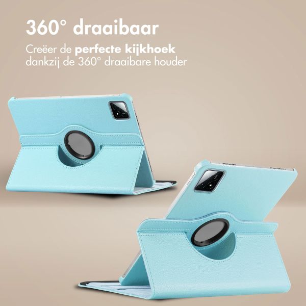 imoshion 360° draaibare Bookcase Xiaomi Pad 6S Pro 12.4 - Lichtblauw