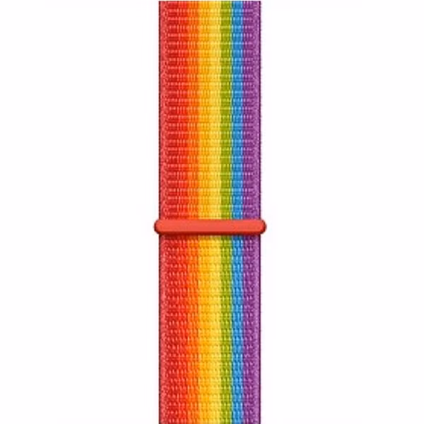 Apple Sport Loop band Apple Watch Series 1 t/m 9 / SE (38/40/41 mm) | Series 10 / 11 (42 mm) - Rainbow Pride