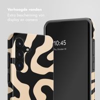 Selencia Vivid Backcover Samsung Galaxy S25 FE - Art Wave Black