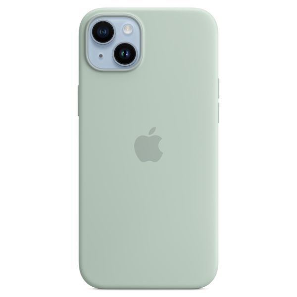 Apple Silicone Back Cover with MagSafe Apple iPhone 14 Plus - Succulent