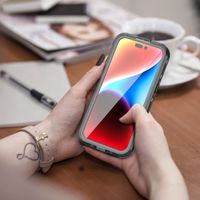 Redpepper Dot Plus Waterproof Backcover Apple iPhone 15 Pro Max - Zwart