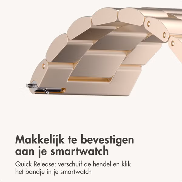 imoshion Stalen bandje  - Universeel 18 mm aansluiting - Rosé Goud