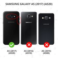Accezz Flipcase Samsung Galaxy A5 (2017) - Zwart